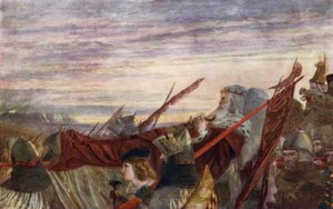 De laatste mars van Edward I door W. Bell Scott